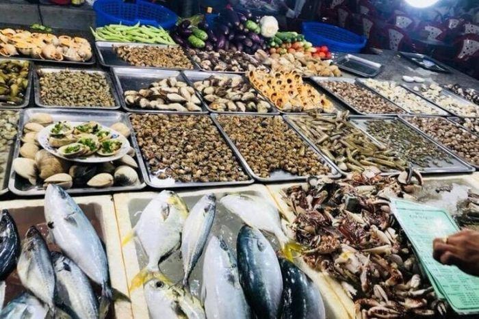 Hải sản tươi ngon ở Hồ Tràm